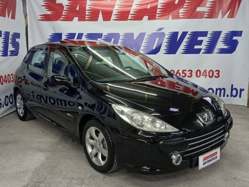 PEUGEOT - 307 - 2009/2010 - Preta - R$ 30.900,00